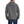 Load image into Gallery viewer, back of man wearing dark grey insulated jacket with hood