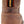 Load image into Gallery viewer, back of red-brown mid-rise boot with brown sole