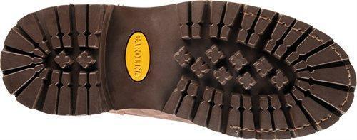 brown sole on work boot
