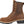 Load image into Gallery viewer, side view of hightop brown boot with high heel and black sole