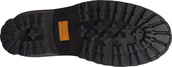 black sole on work boot