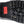 Load image into Gallery viewer, black sole with red logo on boot