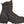 Load image into Gallery viewer, very dark brown hightop work boot with black accent at ankle