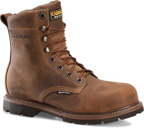 hightop tan boot with dark brown sole