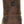 Load image into Gallery viewer, back of high top distressed dark brown work boot with black sole