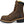 Load image into Gallery viewer, side of high top distressed dark brown work boot with black sole