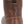 Load image into Gallery viewer, back view of hightop orange-brown work boot with black sole
