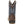 Load image into Gallery viewer, rear view of kids boot with grey shaft with blue and white embroidery and brown vamp