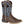Load image into Gallery viewer, kids boot with grey shaft with blue and white embroidery and brown vamp