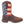 Load image into Gallery viewer, brown cowboy boot with tan embroidery and square toe