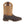 Load image into Gallery viewer, alternate side view of two toned cowboy work boot with like brown shaft and dark brown vamp with light brown embroidery