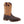 Load image into Gallery viewer, two toned cowboy work boot with like brown shaft and dark brown vamp with light brown embroidery