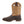 Load image into Gallery viewer, side of two toned cowboy work boot with like brown shaft and dark brown vamp with light brown embroidery