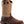 Load image into Gallery viewer, cowboy style work boot with light brown shaft and dark brown vamp and light brown embroidery