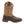 Load image into Gallery viewer, alternate side of cowboy style work boot with light brown shaft and dark brown vamp and light brown embroidery