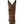 Load image into Gallery viewer, back view of brown distressed pull on western cowboy boot with American flag embroidered across the shaft
