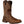 Load image into Gallery viewer, Brown distressed pull on western cowboy boot with American flag embroidered across the shaft

