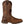 Load image into Gallery viewer, right side view of brown distressed pull on western cowboy boot with American flag embroidered across the shaft
