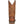 Load image into Gallery viewer, back of brown cowboy boot with tan embroidery and square toe
