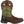 Load image into Gallery viewer, side view of cowboy boot with green shaft and white embroidery with brown vamp
