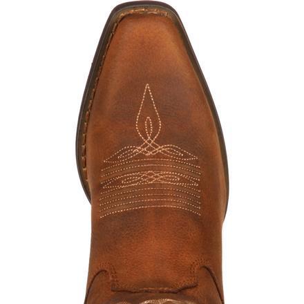 narrow square toe on boot