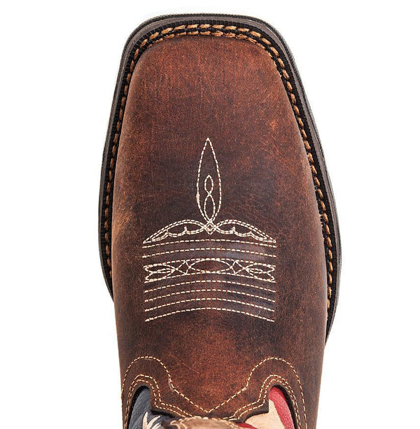 square toe on boot