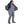 Load image into Gallery viewer, Dovetail Women's Freshley Drop Seat Overalls in Grey Thermal Denim