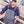 Load image into Gallery viewer, Dovetail Women's Givens Stretch Flannel Work Shirt in Navy and Orange