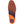 Load image into Gallery viewer, top of orange and black shoe insole