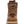 Load image into Gallery viewer, front of dark brown boot with brown and light brown laces, white outsole, and light brown stitching