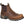 Load image into Gallery viewer, angled view of mid-top pull on brown work boot with round toe
