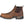 Load image into Gallery viewer, side of mid-top pull on brown work boot with round toe