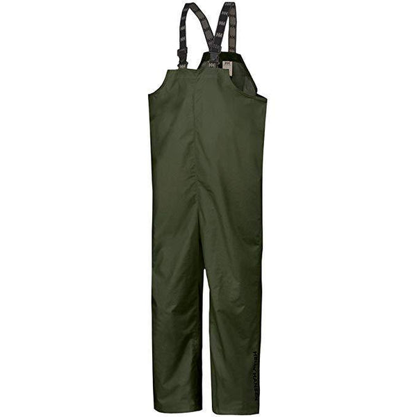 hunter green fishing bib