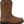 Load image into Gallery viewer, side of brown high top pull on boot with logo on center of shaft and black sole