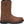 Load image into Gallery viewer, side of brown high top pull on boot with black sole