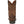Load image into Gallery viewer, back view of men's tall dark brown pull-on western boot with light stitching and black heel.