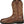 Load image into Gallery viewer, alternate side of brown cowboy boot with light brown embroidery and black sole