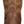 Load image into Gallery viewer, front of brown cowboy boot with light brown embroidery and black sole