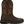 Load image into Gallery viewer, side of dark brown cowboy boot with red and light brown embroidery
