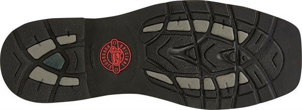 black sole with grey accents