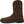 Load image into Gallery viewer, side of dark brown cowboy boot with orange and red embroidery