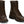 Load image into Gallery viewer, two mid-rise brown boots with brown laces, brown eyelets, and black sole
