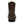 Load image into Gallery viewer, back of hightop brown boot with brown laces and black eyelets and embroidery on vamp