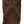 Load image into Gallery viewer, front view of brown traditional round toe cowgirl boot with ivory and rust stitch pattern and white seam accents
