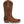 Load image into Gallery viewer, right side view of women's tall tan western boot with white stitching and punched pull strap