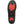 Load image into Gallery viewer, black sole with red accents on footbed and heel