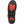 Load image into Gallery viewer, black sole with red accents on heel and footbed