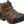 Load image into Gallery viewer, brown boot with black toe guard and sole and yellow and brown laces