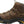 Load image into Gallery viewer, side of brown boot with black toe guard and sole and yellow and brown laces