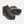 Load image into Gallery viewer, two black boots with black and khaki sole and green and khaki laces